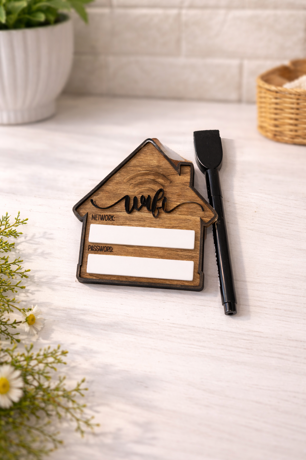 Personalized WiFi Password Magnet