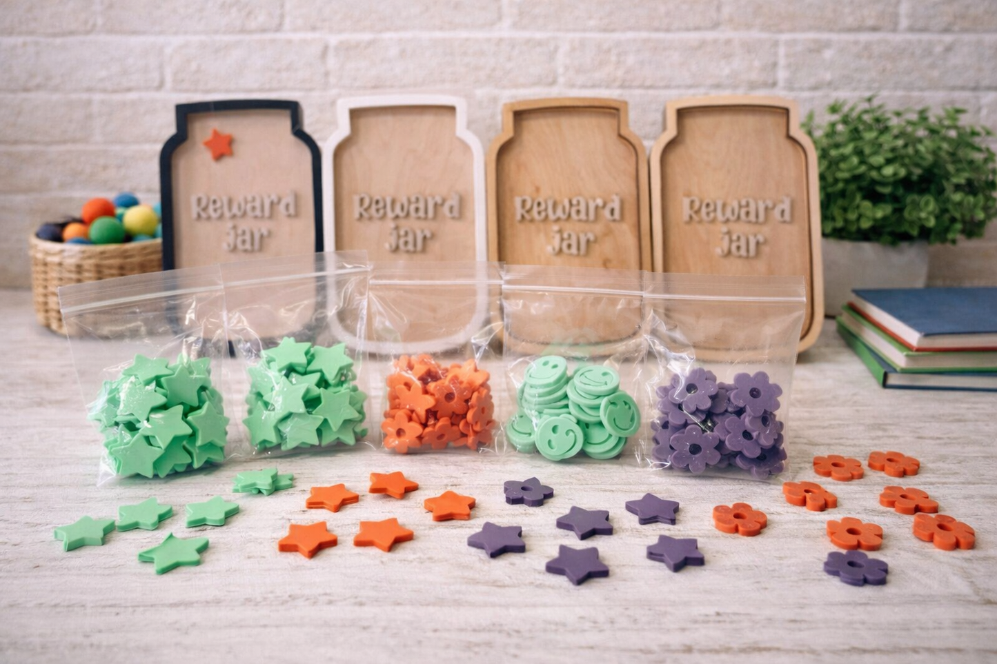 Reward Jar Tokens (Set of 10)