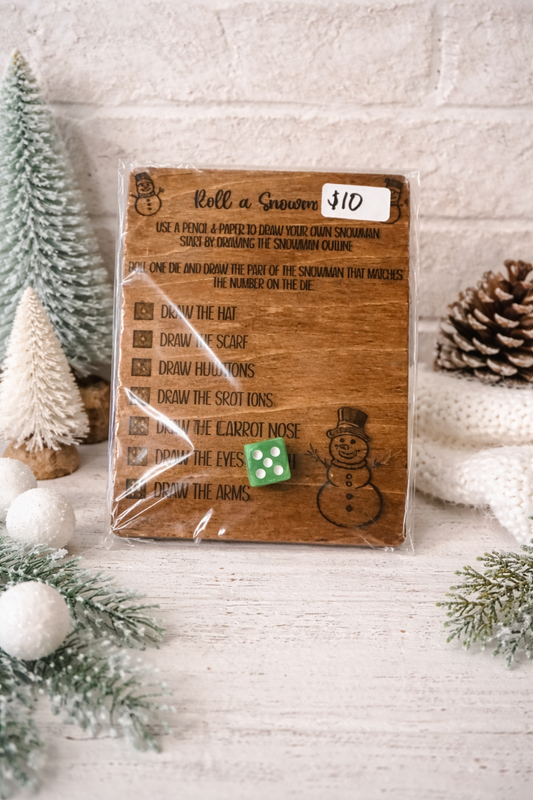 Roll a Snowman Game