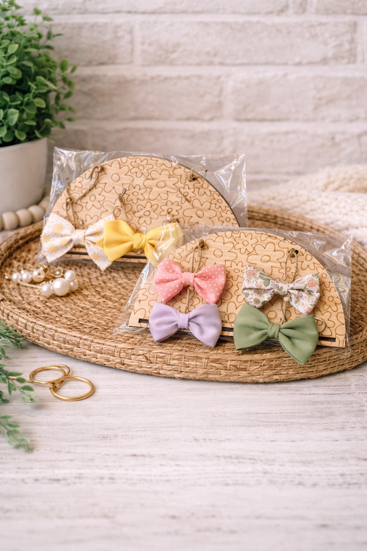 Wood Bow Holder Display