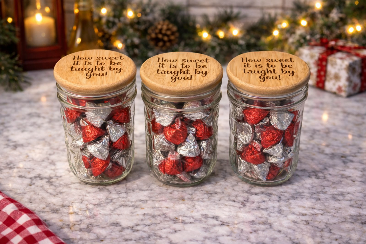 Teacher Appreciation Candy Jars