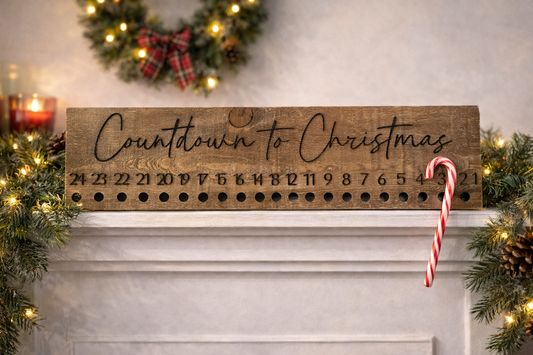 Countdown to Christmas Sign