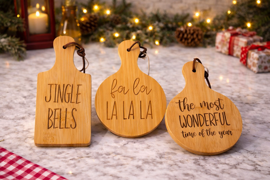 Mini Bamboo Holiday Boards
