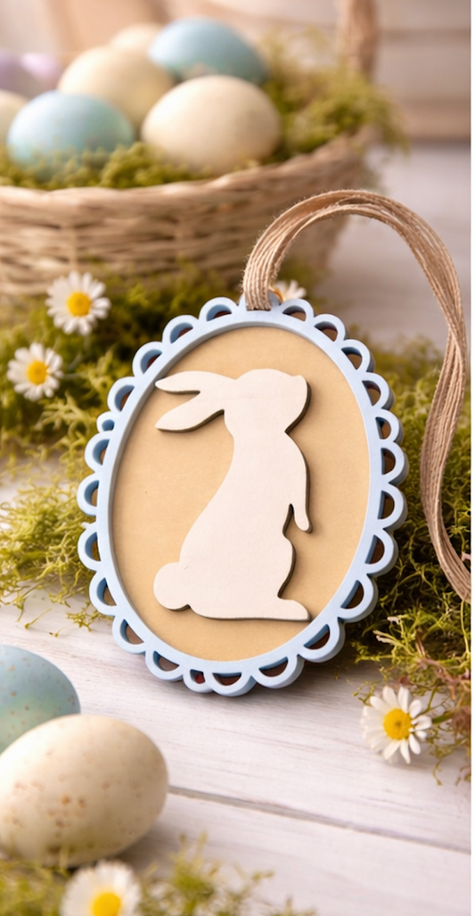 Personalized Easter Bunny Basket Tags