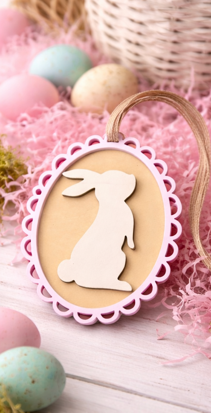 Personalized Easter Bunny Basket Tags